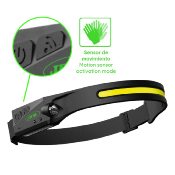 Lampe frontale led ajustable - 350 lumens | JBM